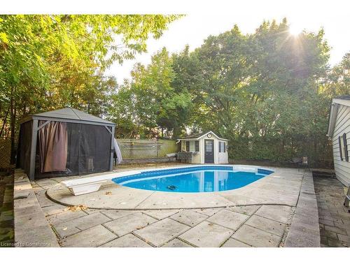 2090 Linmouth Terrace, Burlington, ON - Outdoor With In Ground Pool With Backyard