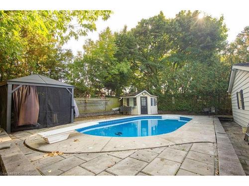 2090 Linmouth Terrace, Burlington, ON - Outdoor With In Ground Pool With Backyard