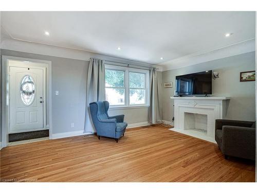 51 Ipswich Road, Hamilton, ON - Indoor Photo Showing Living Room With Fireplace