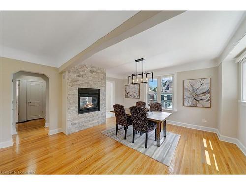 55 East 13Th Street, Hamilton, ON - Indoor Photo Showing Other Room With Fireplace