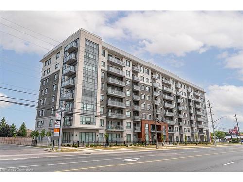 416-121 #8 Highway, Stoney Creek, ON - Outdoor With Balcony With Facade