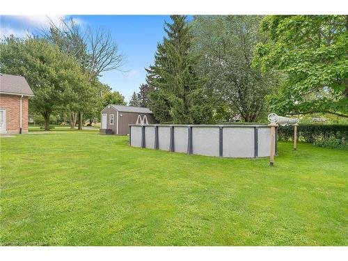 11616 Elizabeth Crescent, Wainfleet, ON - Outdoor With Above Ground Pool With Backyard