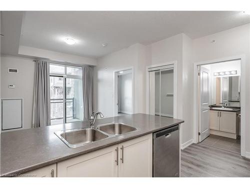 213-35 Southshore Crescent N, Hamilton, ON - Indoor Photo Showing Kitchen With Double Sink