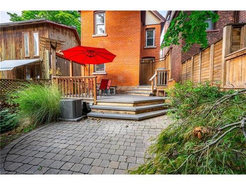 129 Ray Street S, Hamilton, ON - Outdoor With Deck Patio Veranda With Exterior