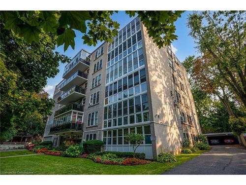 301-69 Herkimer Street, Hamilton, ON - Outdoor With Balcony With Facade