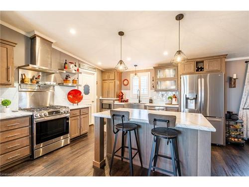 4 Bent Willow Court, Nanticoke, ON - Indoor Photo Showing Kitchen With Stainless Steel Kitchen With Upgraded Kitchen