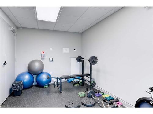 404-35 Southshore Crescent, Stoney Creek, ON - Indoor Photo Showing Gym Room