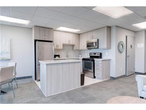 404-35 Southshore Crescent, Stoney Creek, ON - Indoor Photo Showing Kitchen With Stainless Steel Kitchen