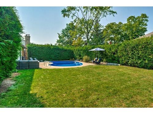 4235 Spruce Avenue, Burlington, ON - Outdoor With In Ground Pool With Backyard