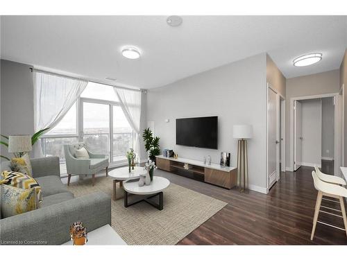 1208-2081 Fairview Street, Burlington, ON - Indoor Photo Showing Living Room