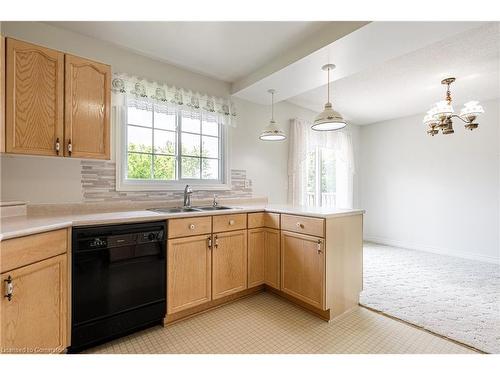 37 Younge Road, Dunnville, ON - Indoor Photo Showing Kitchen With Double Sink