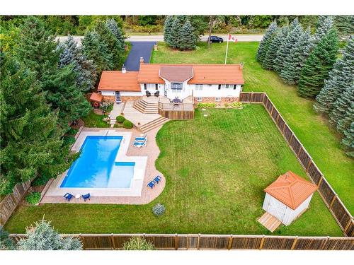 534 Concession 8 Road E, Hamilton, ON - Outdoor With In Ground Pool With Backyard