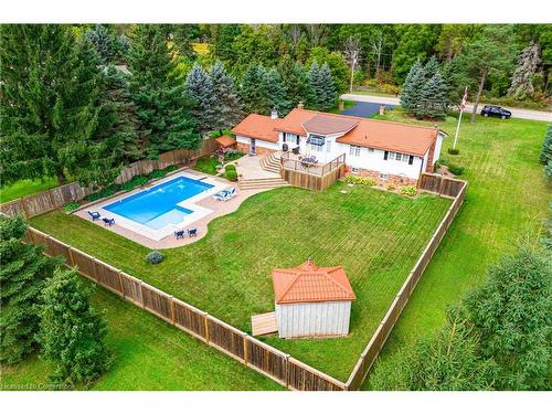 534 Concession 8 Road E, Hamilton, ON - Outdoor With In Ground Pool With Backyard