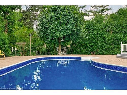 2182 Maplewood Drive, Burlington, ON - Outdoor With In Ground Pool With Backyard