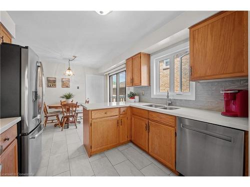 13 Pinellas Drive, Brampton, ON - Indoor Photo Showing Kitchen With Double Sink