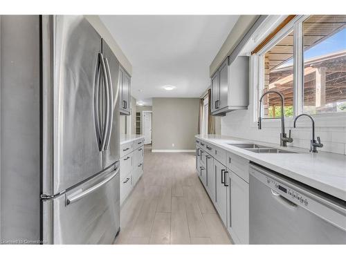 5 Atwood Crescent, Simcoe, ON - Indoor Photo Showing Kitchen With Double Sink