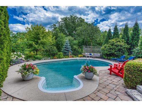 2185 Meadowland Drive, Oakville, ON - Outdoor With In Ground Pool With Backyard