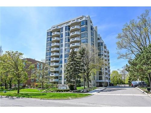 201-1237 North Shore Boulevard E, Burlington, ON - Outdoor With Balcony With Facade