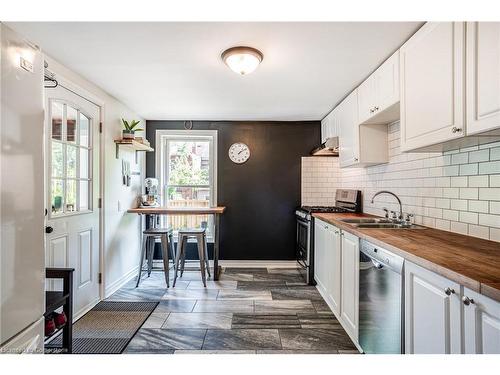 117 Ferguson Avenue S, Hamilton, ON - Indoor Photo Showing Kitchen With Double Sink