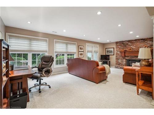 1926 Kerns Road, Burlington, ON - Indoor With Fireplace