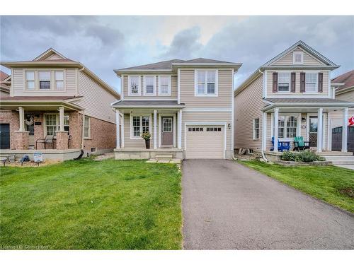 91 Powell Drive, Hamilton, ON - Outdoor With Deck Patio Veranda With Facade