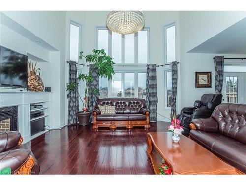 166 Alison Crescent, Oakville, ON - Indoor Photo Showing Living Room With Fireplace