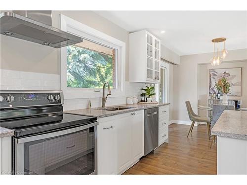 20 Geneva Drive, Hamilton, ON - Indoor Photo Showing Kitchen With Double Sink With Upgraded Kitchen