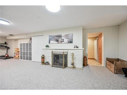 166 Rifle Range Road, Hamilton, ON - Indoor With Fireplace