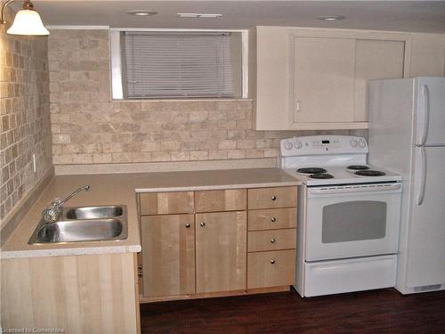 24 Carrick Avenue, Hamilton, ON - Indoor Photo Showing Kitchen With Double Sink