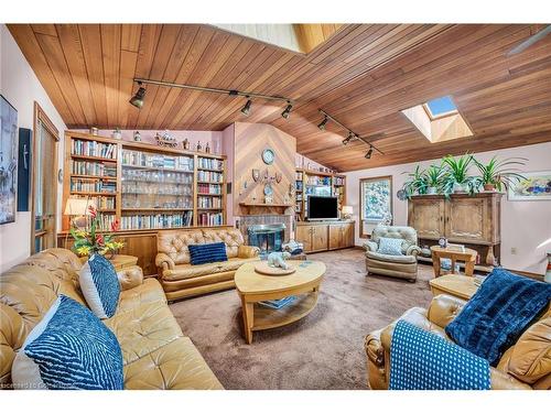 60 Maple Drive, Stoney Creek, ON - Indoor Photo Showing Other Room With Fireplace