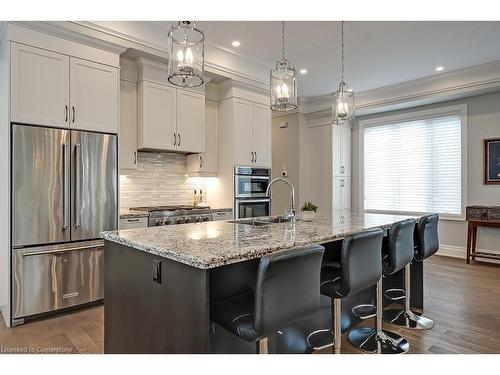 513 Woodview Road, Burlington, ON - Indoor Photo Showing Kitchen With Stainless Steel Kitchen With Upgraded Kitchen