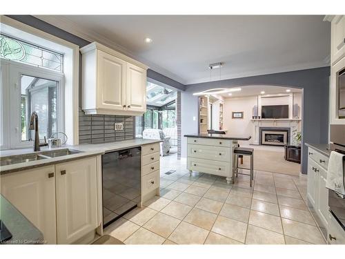 16 Camrose Drive, Brantford, ON - Indoor Photo Showing Kitchen With Double Sink