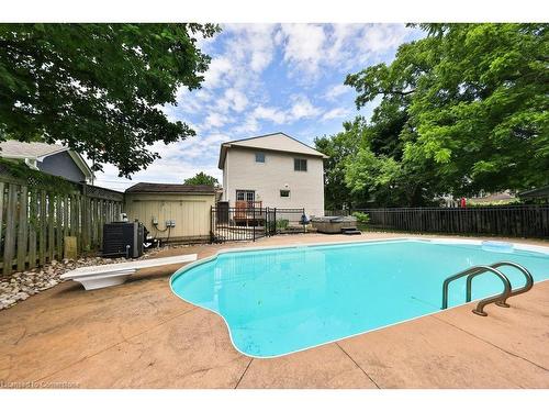 82 King Street, Milton, ON - Outdoor With In Ground Pool With Backyard With Exterior