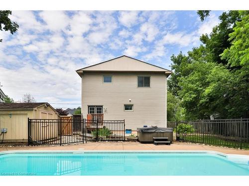 82 King Street, Milton, ON - Outdoor With In Ground Pool With Backyard