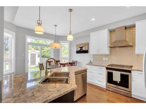 8 Hesham Drive, Whitby, ON - Indoor Photo Showing Kitchen With Double Sink With Upgraded Kitchen