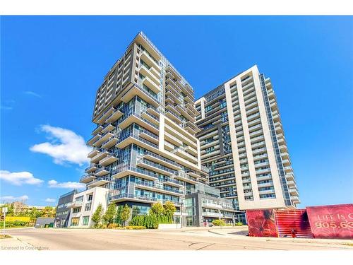 1107-2093 Fairview Street, Burlington, ON - Outdoor With Balcony With Facade