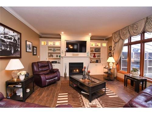 85 Unity Side Road, Caledonia, ON - Indoor Photo Showing Living Room With Fireplace