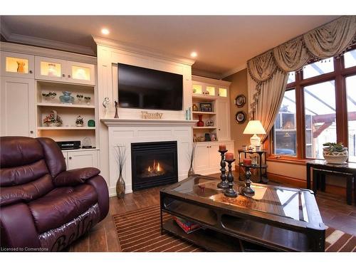 85 Unity Side Road, Caledonia, ON - Indoor Photo Showing Living Room With Fireplace