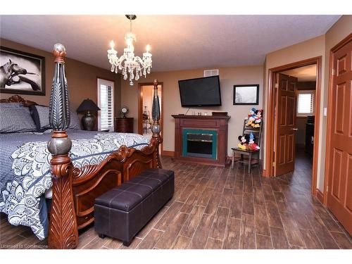 85 Unity Side Road, Caledonia, ON - Indoor With Fireplace