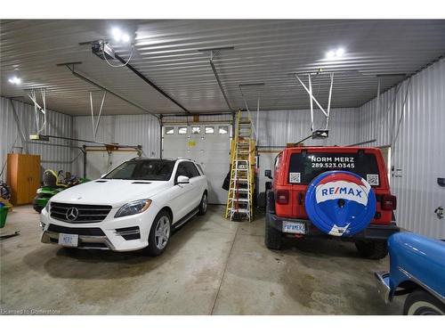 85 Unity Side Road, Caledonia, ON - Indoor Photo Showing Garage