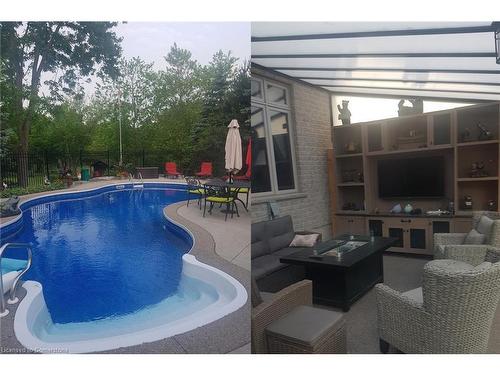 85 Unity Side Road, Caledonia, ON - Outdoor With In Ground Pool