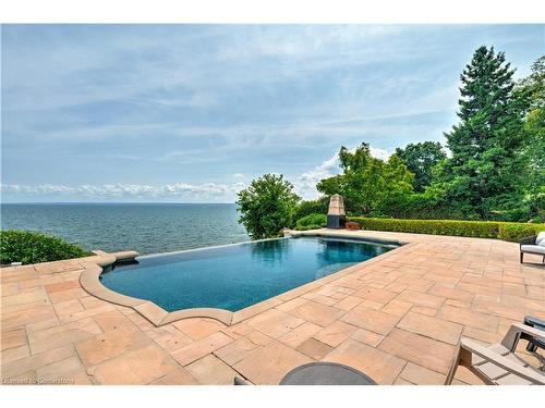 4410 Lakeshore Road, Burlington, ON - Outdoor With Body Of Water With In Ground Pool