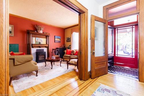 80 Stanley Avenue, Hamilton, ON - Indoor With Fireplace