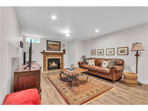 30 Peebles Drive, Freelton, ON - Indoor Photo Showing Living Room With Fireplace