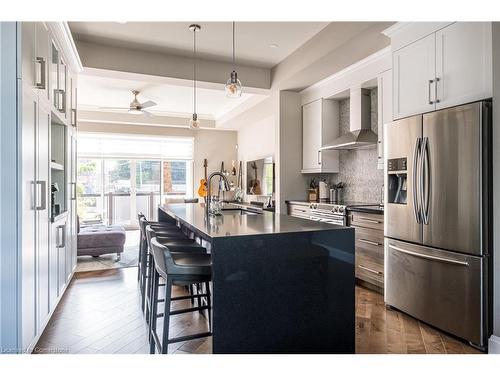 255 Park Street S, Hamilton, ON - Indoor Photo Showing Kitchen With Stainless Steel Kitchen With Upgraded Kitchen