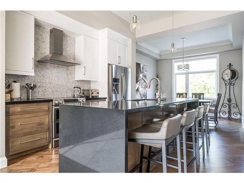 255 Park Street S, Hamilton, ON - Indoor Photo Showing Kitchen With Stainless Steel Kitchen With Upgraded Kitchen