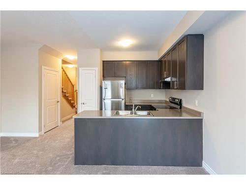 19 Genoa Drive, Hamilton, ON - Indoor Photo Showing Kitchen With Double Sink