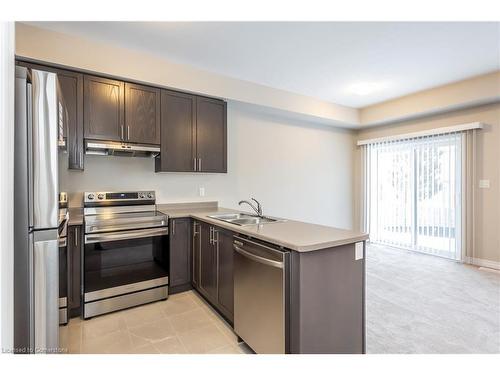 19 Genoa Drive, Hamilton, ON - Indoor Photo Showing Kitchen With Double Sink