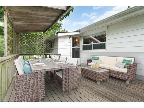 551 Evans Road, Hamilton, ON - Outdoor With Deck Patio Veranda With Exterior