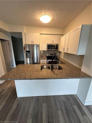 509-81 Robinson Street, Hamilton, ON - Indoor Photo Showing Kitchen With Double Sink